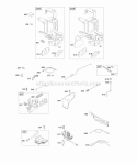 Part Location Diagram of 796136 Briggs and Stratton Brake